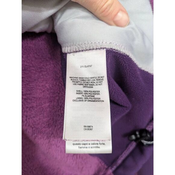 Mountain Hardwear Fleece Zip Up Jacket women's size medium purple cozy - Picture 6 of 9